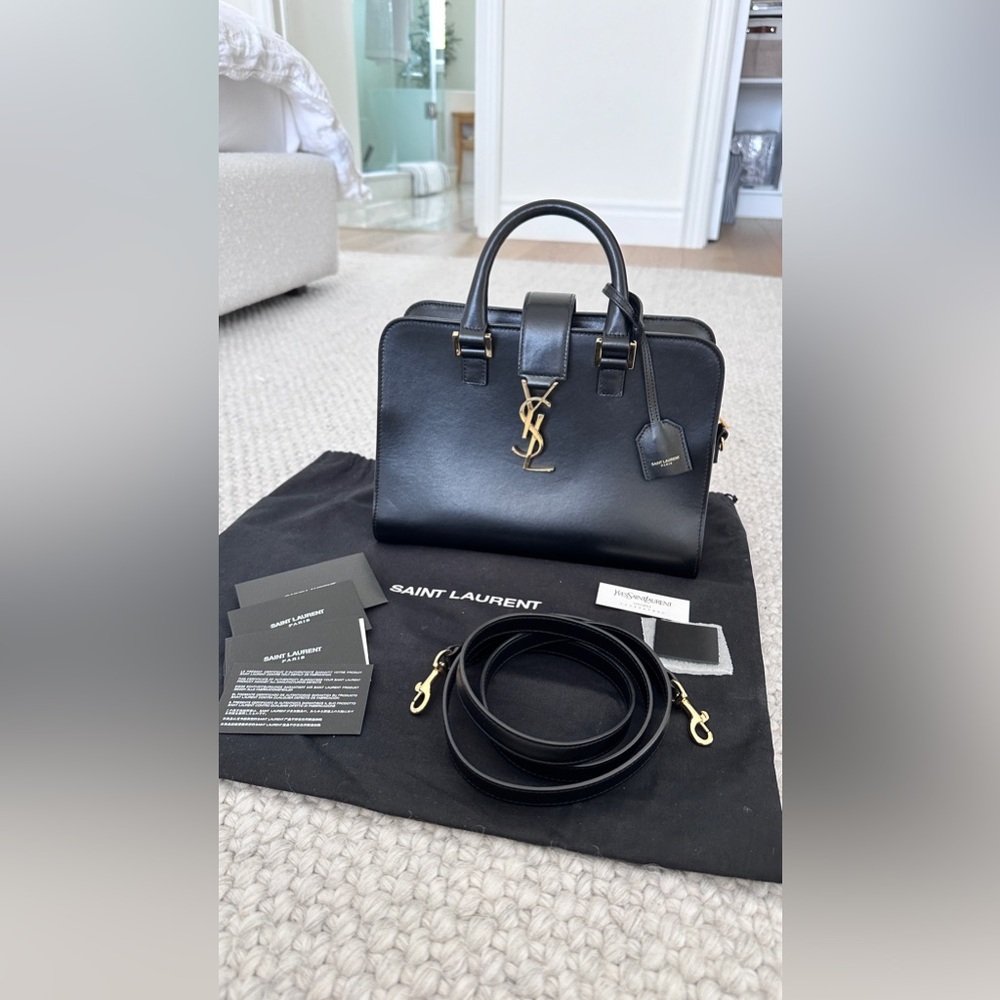 YSL Saint Laurent Sac Cabas in black